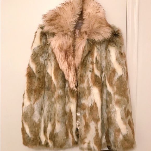 Faux fur jacket coat - Picture 4 of 5